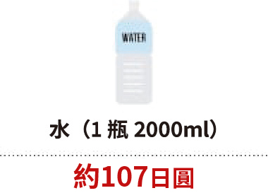 水（1瓶2000ml）